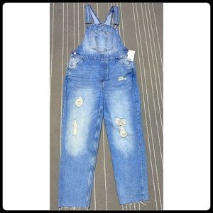 H&M Jean Denim Overalls NWT
